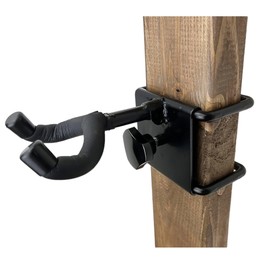 Waki Sangyo Wall Storage Extension WALIST-ONE Walist One Guitar Hanger Wall Mount Storage Display Semi-Gloss Black W1-014