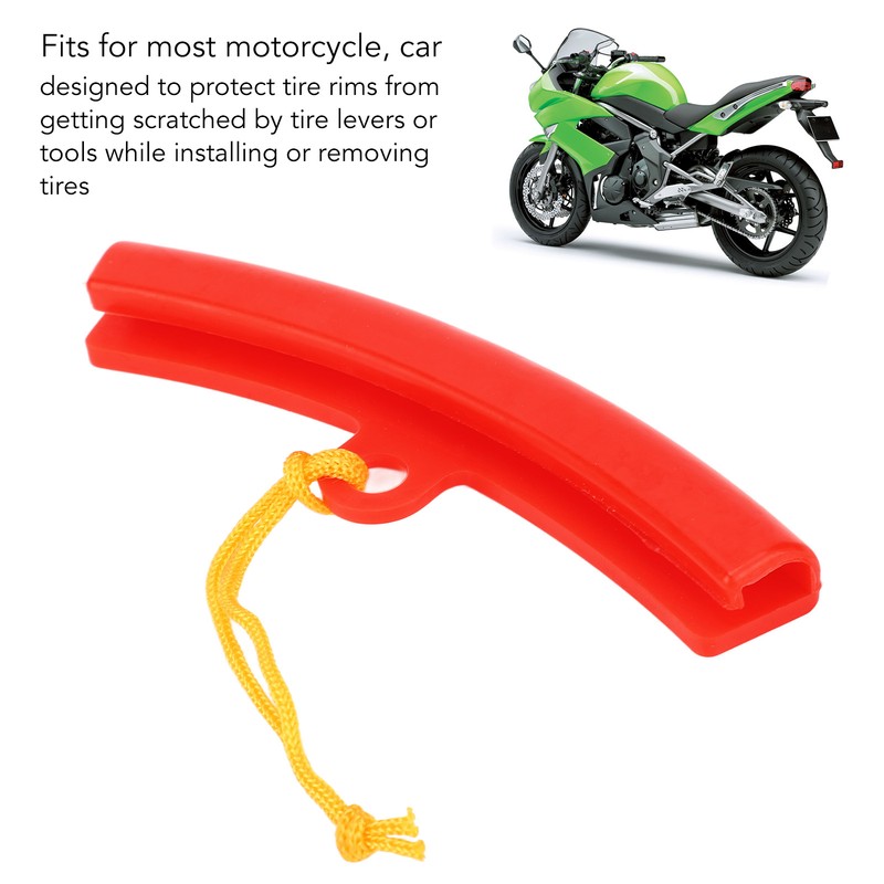 5 Pcs Tire Changer Guard Red Rubber Tire Rim Protector