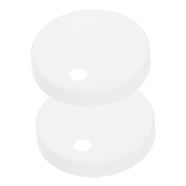 Ipetboom 1 Pair Round Toilet Bolt Caps Plastic Covers for Toilet Seat Decorative Caps for Concealing Screws Fit for Home Office Public Restrooms White Accessories