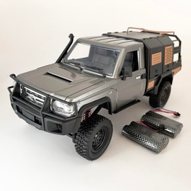 HLSFWDRIVE MN82S RC Crawler 1/12 Scale Remote Control Rock Crawler RC Truck 4x4 Off-Road Toyota Land Cruiser RTR All Terrain Car 280 Motor Proportional Throttle Steering Hobby Vehicle for Adult