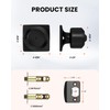 Haidms Black Door Knobs, Interior Door knobs, Privacy Door Knob