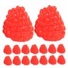Vaguelly 16pcs Simulation Fruit Model Decorations Fruits Decorate Fruitful Plastic