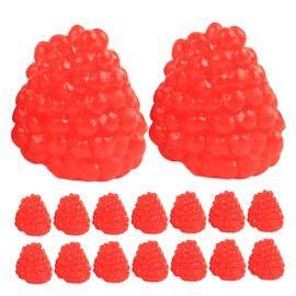 Vaguelly 16pcs Simulation Fruit Model Decorations Fruits Decorate Fruitful Plastic Fruit Decor Raspberry Model Fake Raspberry Simulated Fruit Adornment Artificial Red Fake Fruit Child Pvc