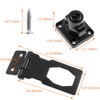Jiozermi 2 Packs 2.5 Inch Hasp Lock With Keys, Stainless