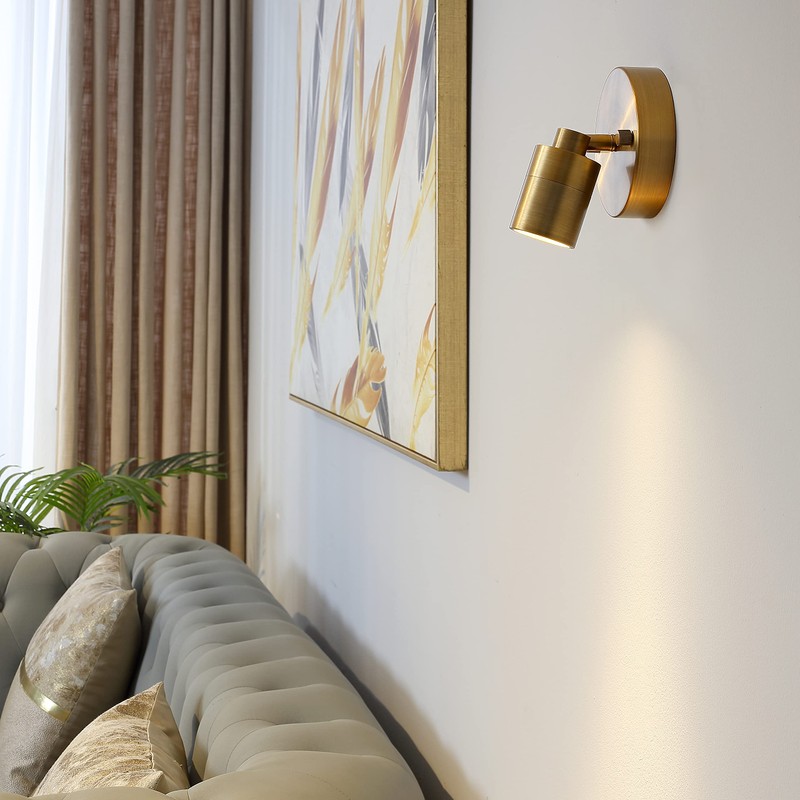 VidaLite - Shura LED Spot Light 3000k, Brushed Brass