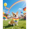PET SHOW 4 Pack Pride Month Dog Bandanas Slide on