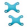 DGHAOP 2PCS Skateboard Gasket Metal Longboard Deck Protector Washer Support