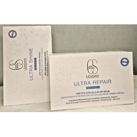 Lendan Care Ultra Recovery & Ultra Shine KIT, 6 Ampoules of 0.34fl.oz Each Box
