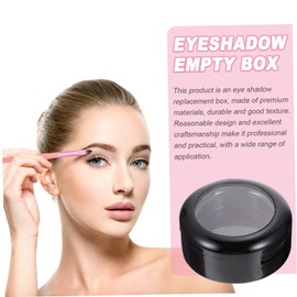 Healvian 16 pcs Makeup Organizer Durable Eyeshadow Storage Box for Clean Tidy Dressing Table Compact Cosmetic Makeup Holder White