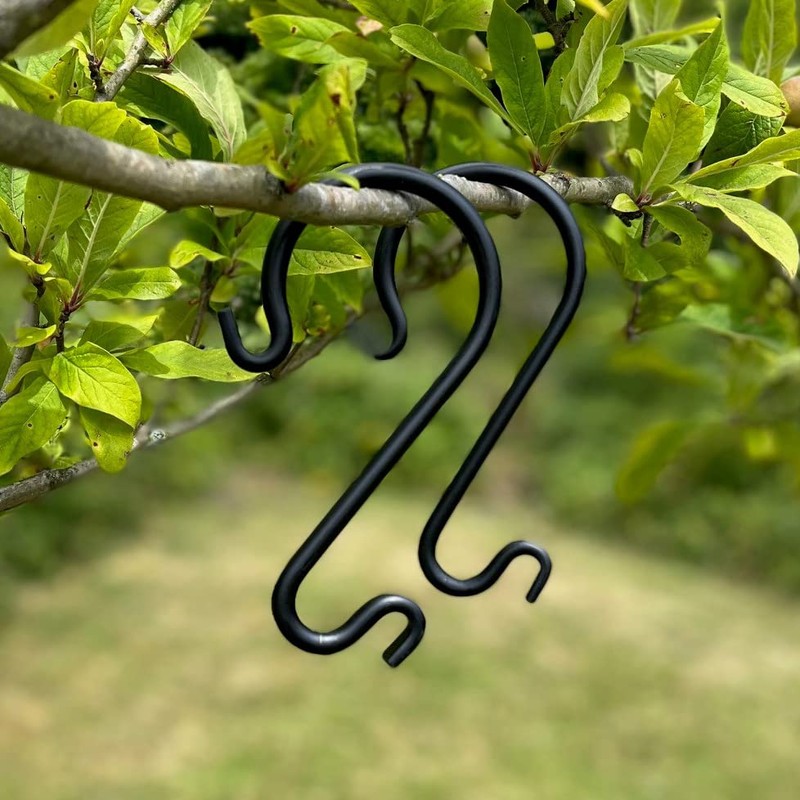 Selections Steel Tree Hanging S Hooks for Bird Feeders and