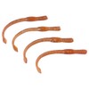 50pcs 77mm Soft Worm Fishing Lures Artificial Fishing Bait Tail
