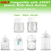 (6-PCs) Travel Bottle Caps Compatible with Avent Bottles, Bottle Lids
