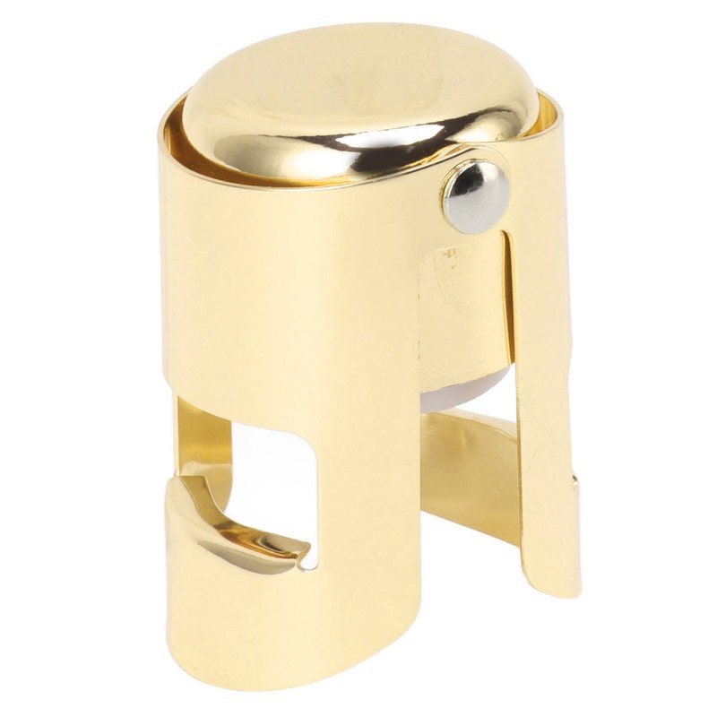5Pcs Champagne Bottle Stopper Stainless Steel Champagne Sealer Plug Reusable