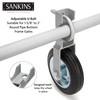 SANKINS Gate Helper Wheel for Supporting Metal Swing Gates with