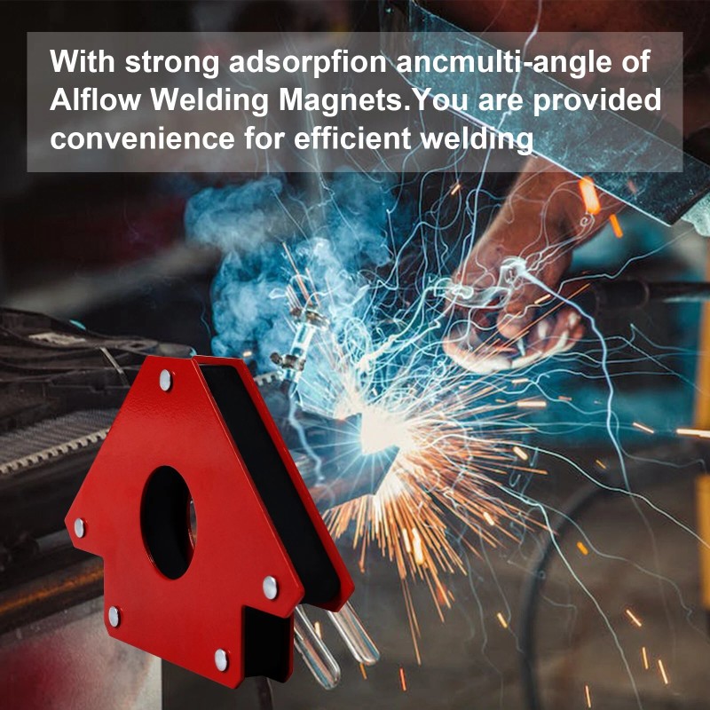 alflow Arrow Welding Magnet 6pcs,5" Magnets Welding Clamps and Holding