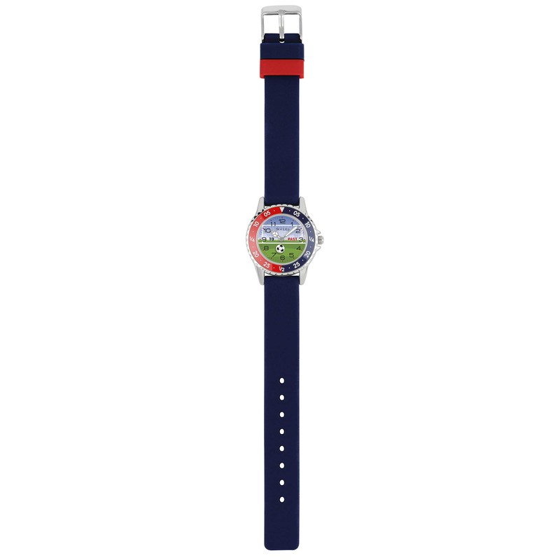 Tikkers Football Rotating Disc Time Teacher Watch - NTK0021