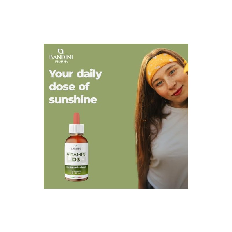 Bandini® Vitamin D3 Drops - 2000 IU per Drop |