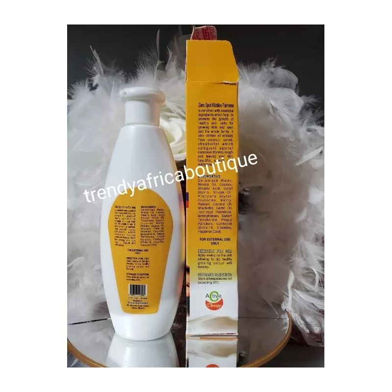 grace costmetics Zero SPOT KIDDIES FAIRNESS body Lotion. Carrot Oil