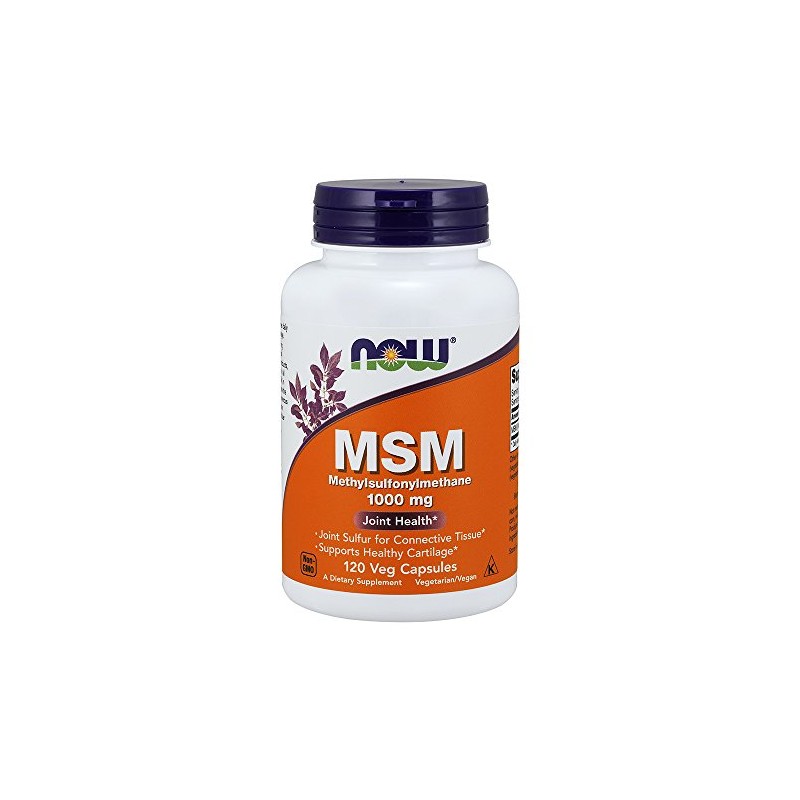 NOW MSM 1000 mg,120 Capsules