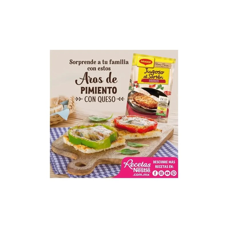 Hoja Sazonadora Maggi Jugoso Al Sartén Pimentón 23.4 G
