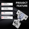 OWODI 40 Pack Soft Close Cabinet Hinges 1/2 inch Overlay