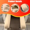 Smeyta 2PC Car Front Seat Armrest Covers,Universal Size Seat Arm