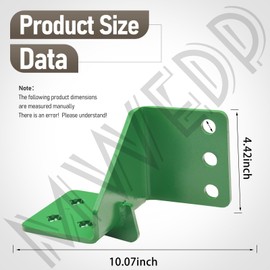 MWEDP 6'' Tractor Driver Step for JohnD-eere 120 Models Compact Tractor, Fits Model 1023E 1025R 1026R - Easier Access to The cab, MW-M021-JD