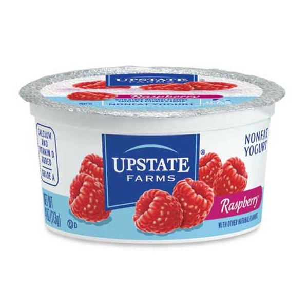 Upstate Niagara Coop Raspberry Rich and Creamy Yogurt, 4 Ounce -- 48 per case.