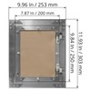 ECOPRO VENT 8" x 10" Inch Aluminum Drywall Access Panel