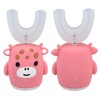 Kids U Shaped Toothbrush Pink Cartoon Electric 360° Tooth Rush