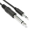 ExcelValley - 1-Pack - Mono Patch Cables - TS 3.5mm