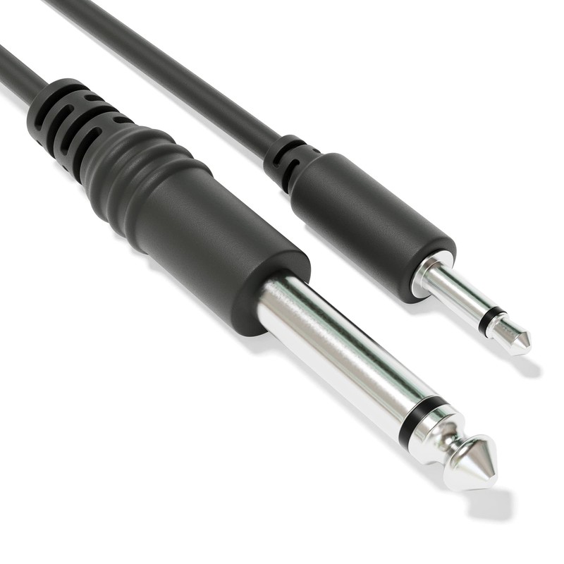 ExcelValley - 1-Pack - Mono Patch Cables - TS 3.5mm