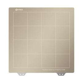 BCZAMD K1 Ender 3 V2 Printing Bed 235 mm Spring Steel Sheet Only 2 in 1 Construction Plate with PEI Sheet No Magntscchee Base Surface Platform for 3D Printer Ender 3 Pro 5 Heated Bed Accessories