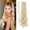 Curly Wrap Around Ponytail Extension 24 inch Long Synthetic Hair
