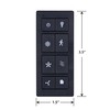 Prominence Home Universal Ceiling Fan Remote Control Kit with Receiver,