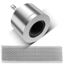 3/4" Metal Copper Pipe Cleaner with 2 Replaceable Brushes Tube Cleaning Brush Tube Cleaning Brush for Power Drill Metal Pipe Cleaning Brush Copper Tube Cleaner Brush for Drill