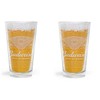 Budweiser The Signature Dream Pint Glasses - Set of 2