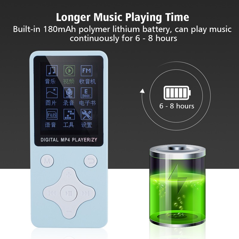 Mini Portable USB Digital MP3 / MP4 Music Player Support