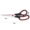 Scissors, Multipurpose office Scissors,8.5 Inch Ultra Sharp Shears, Comfort-Grip Handles
