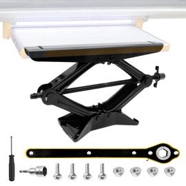 RV Step Stabilizer Kit for Travel Trailer 5th Wheels Motorhomes, Adjustable Height Ranges Camper Step Stabilizer Accessories for Outside