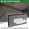 Motoforti Universal Car Tissue Holder Sun Visor Holder Tissues Box