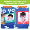 EAMAY Emotions and Feelings Pocket Chart for Kids with 31