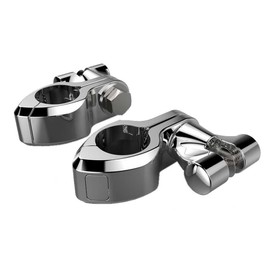 Ciro 60002 Standard Engine Guard Highway Peg Mount Kit (Chrome For All 1-1/4")
