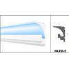 HEXIMO LED Stucco Strips 2-in-1, Indirect Lighting Ceiling Mouldings XPS