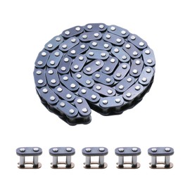 KAMIER T8F 8mm Chain 74 Links Heavy Duty for Razor Electric Dirt Quad 500 4 Wheeler 43cc 47cc 49cc 50cc 2-Stroke ATV Mini Chopper Super Pocket Bike Gas Scooter Goped Kids Mini Moto Drive Chain Parts