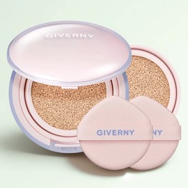 Anjumain Giverny Dewy Glassy Cushion Foundation Product + Refill Set 13g, 23NW Medium Beige, 1 piece / 지베르니 듀이 글래시 쿠션 파운데이션 본품 + 리필 세트 13g, 23NW미디움베이지, 1개