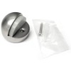 High Rise Dome Door Stop (Satin Chrome)