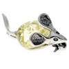 Baltic Amber Sterling Silver Mouse Brooch Pin 4107, Sterling Silver,