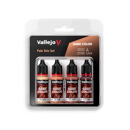 Vallejo Game Colour Set 72379 Pale Skin Set (4 x 18 ml)