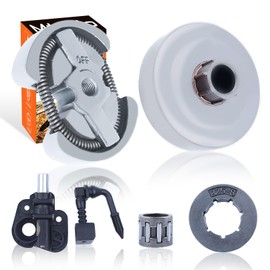 Mtanlo .325 8T Clutch Drum Sprocket Oil Pump Kit for Poulan 1950 2050 2055 2150 2250 2450 2550 2075 SM4018 1975 2155 2175 PP220 PP260 222 2350 2375 Chainsaws Woodshark